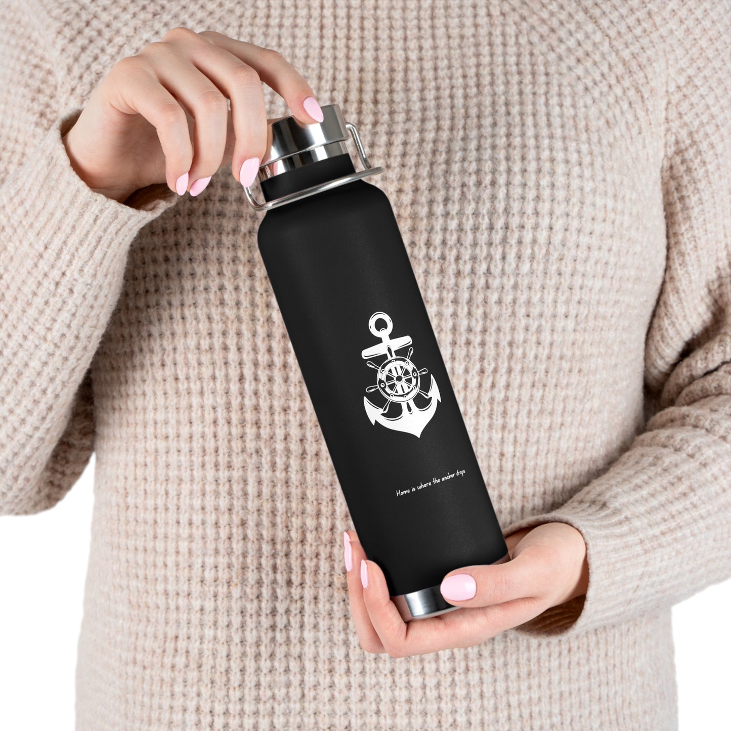 Copper Vacuum Insulated Bottle, 22oz