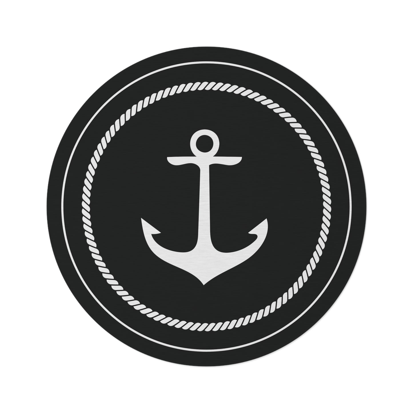 Aesthetic Nautical Design Round Rug