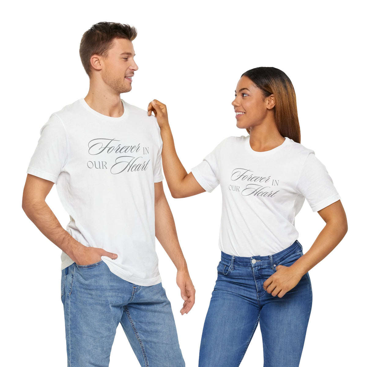 Unisex Jersey Short Sleeve Tee - Forever in our Heart