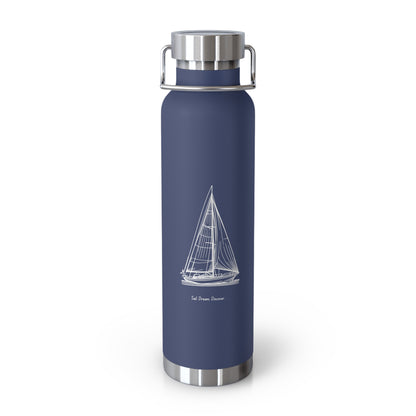 Copper Vacuum Insulated Bottle, 22oz
