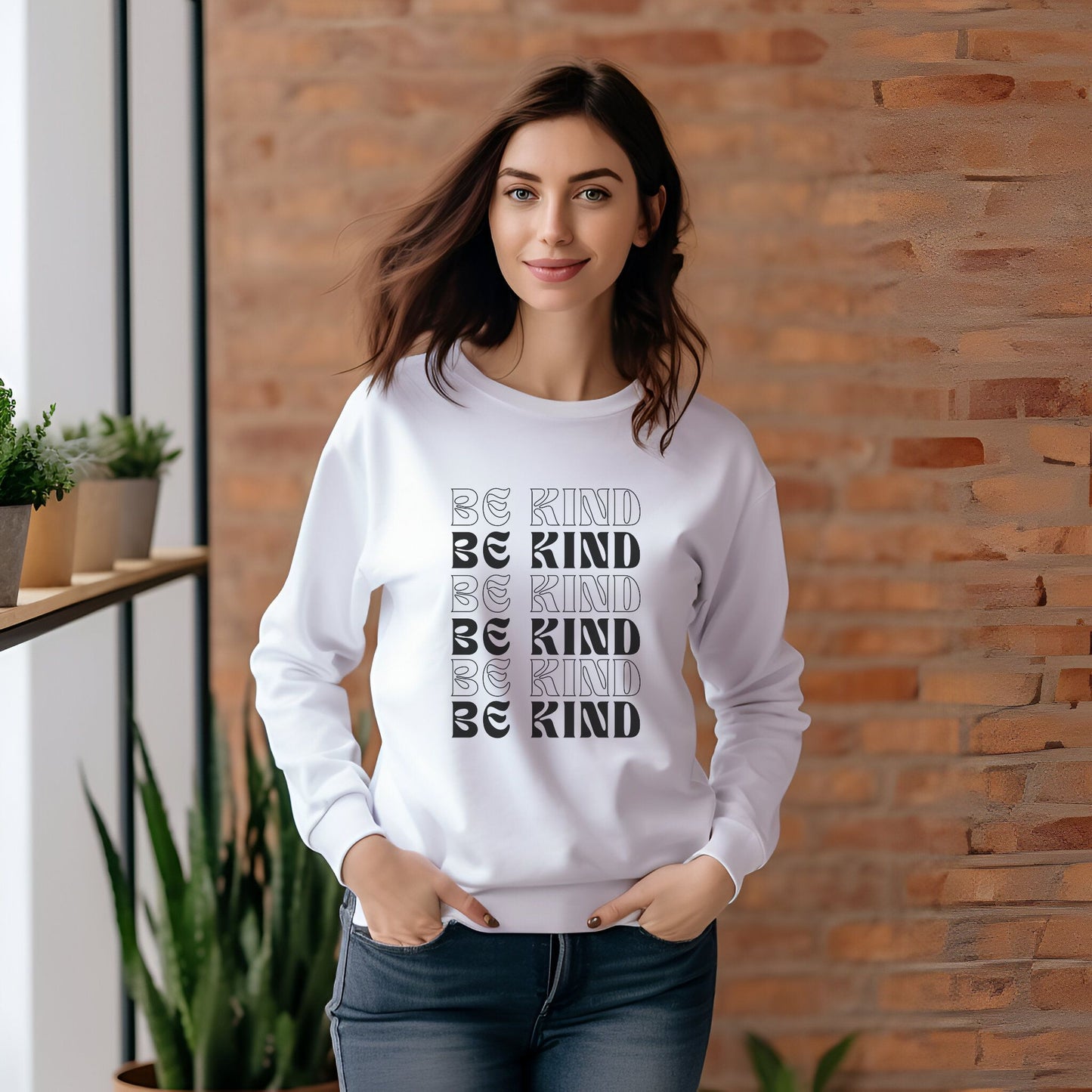 Unisex Long Sleeve Tee - Be Kind