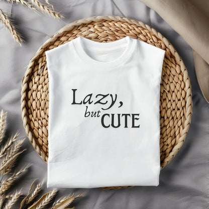 Unisex Long Sleeve Tee - Lazy, but Cute